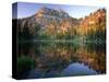 Mt. Magog Reflected in White Pine Lake at Sunrise, Wasatch-Cache National Forest, Utah, USA-Scott T^ Smith-Stretched Canvas
