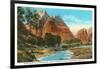 Mt. Majestic, Zion National Park, Utah-null-Framed Art Print