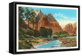 Mt. Majestic, Zion National Park, Utah-null-Framed Stretched Canvas