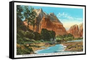 Mt. Majestic, Zion National Park, Utah-null-Framed Stretched Canvas