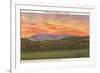 Mt. Mansfield at Sunset, Vermont-null-Framed Premium Giclee Print