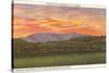 Mt. Mansfield at Sunset, Vermont-null-Stretched Canvas