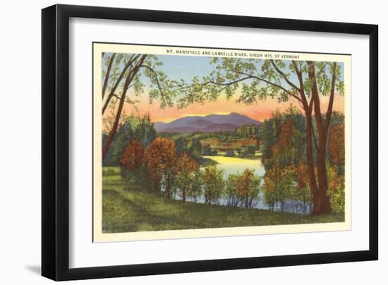 Mt. Mansfield, Green Mountains, Vermont-null-Framed Art Print