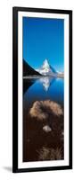 Mt Matterhorn and Riffel Lake Switzerland-null-Framed Photographic Print