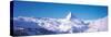 Mt Matterhorn Valais Sunnegga Switzerland-null-Stretched Canvas