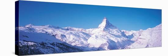 Mt Matterhorn Valais Sunnegga Switzerland-null-Stretched Canvas