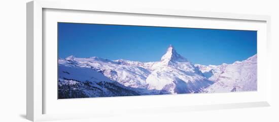 Mt Matterhorn Valais Sunnegga Switzerland-null-Framed Photographic Print