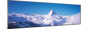 Mt Matterhorn Valais Sunnegga Switzerland-null-Mounted Photographic Print