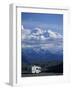 Mt. McKinley and RV, Denali National Park, Alaska, USA-Hugh Rose-Framed Photographic Print