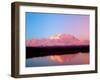Mt. McKinley at Sunrise with Reflections, Denali National Park, Alaska, USA-Terry Eggers-Framed Photographic Print
