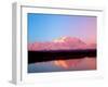 Mt. McKinley at Sunrise with Reflections, Denali National Park, Alaska, USA-Terry Eggers-Framed Photographic Print