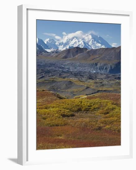 Mt. Mckinley, Denali National Park, Alaska, USA-Hugh Rose-Framed Premium Photographic Print