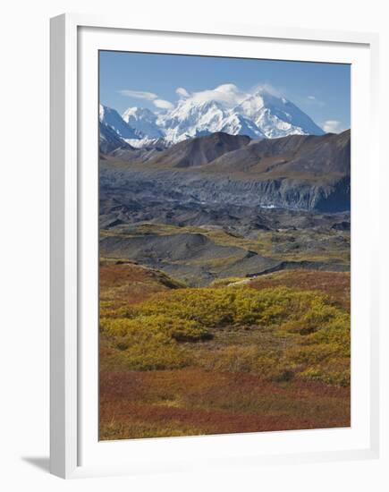 Mt. Mckinley, Denali National Park, Alaska, USA-Hugh Rose-Framed Premium Photographic Print