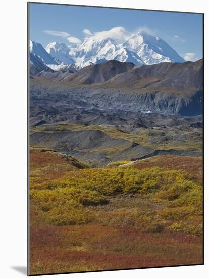 Mt. Mckinley, Denali National Park, Alaska, USA-Hugh Rose-Mounted Premium Photographic Print