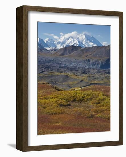 Mt. Mckinley, Denali National Park, Alaska, USA-Hugh Rose-Framed Photographic Print