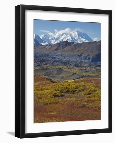 Mt. Mckinley, Denali National Park, Alaska, USA-Hugh Rose-Framed Photographic Print