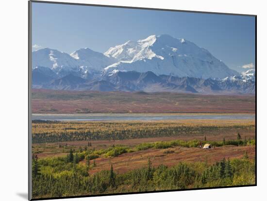 Mt. Mckinley, Denali National Park, Alaska, USA-Hugh Rose-Mounted Premium Photographic Print