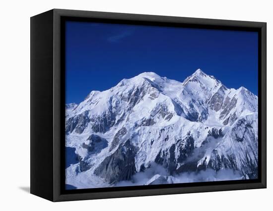 Mt. McKinley, Denali National Park, Alaska, USA-Hugh Rose-Framed Stretched Canvas