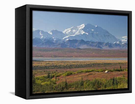 Mt. Mckinley, Denali National Park, Alaska, USA-Hugh Rose-Framed Stretched Canvas