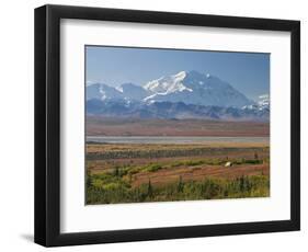 Mt. Mckinley, Denali National Park, Alaska, USA-Hugh Rose-Framed Photographic Print