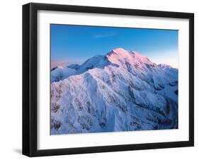 Mt. McKinley Peak, Denali National Park, Alaska, USA-Dee Ann Pederson-Framed Premium Photographic Print