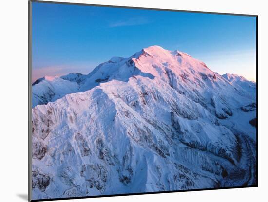 Mt. McKinley Peak, Denali National Park, Alaska, USA-Dee Ann Pederson-Mounted Premium Photographic Print