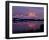 Mt. McKinley Reflected in Pond, Denali National Park, Alaska, USA-Hugh Rose-Framed Premium Photographic Print