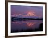 Mt. McKinley Reflected in Pond, Denali National Park, Alaska, USA-Hugh Rose-Framed Photographic Print