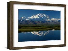 Mt, McKinnley Reflection, Alaska-Charles Glover-Framed Giclee Print