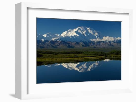 Mt, McKinnley Reflection, Alaska-Charles Glover-Framed Giclee Print