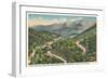 Mt. Mitchell Range-null-Framed Premium Giclee Print