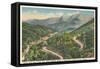 Mt. Mitchell Range-null-Framed Stretched Canvas