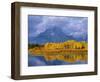 Mt, Moran and Snake River at Oxbow Bend, Grand Teton National Park, Wyoming, USA Autumn-Pete Cairns-Framed Premium Photographic Print