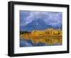 Mt, Moran and Snake River at Oxbow Bend, Grand Teton National Park, Wyoming, USA Autumn-Pete Cairns-Framed Premium Photographic Print