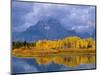 Mt, Moran and Snake River at Oxbow Bend, Grand Teton National Park, Wyoming, USA Autumn-Pete Cairns-Mounted Premium Photographic Print