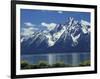 Mt. Moran from Jackson Lake, Grand Teton National Park, Wyoming, USA-Jamie & Judy Wild-Framed Photographic Print