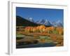 Mt. Moren, Oxbow Bend, Grand Tetons National Park, Wyoming, USA-Dee Ann Pederson-Framed Photographic Print