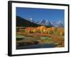 Mt. Moren, Oxbow Bend, Grand Tetons National Park, Wyoming, USA-Dee Ann Pederson-Framed Photographic Print