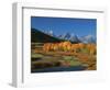 Mt. Moren, Oxbow Bend, Grand Tetons National Park, Wyoming, USA-Dee Ann Pederson-Framed Photographic Print