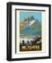 Mt. Pilatus - Lucerne Switzerland - Vintage Railroad Travel Poster, 1958-Pacifica Island Art-Framed Art Print