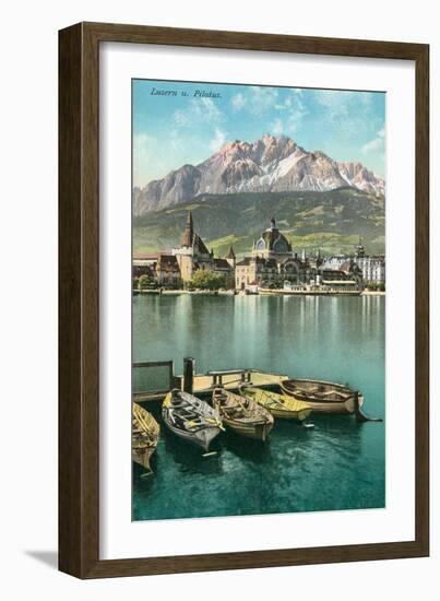 Mt. Pilatus, Lucerne, Switzerland-null-Framed Art Print