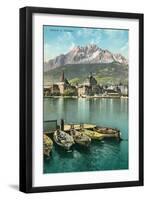 Mt. Pilatus, Lucerne, Switzerland-null-Framed Art Print