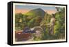 Mt. Pisgah-null-Framed Stretched Canvas