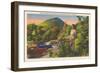 Mt. Pisgah-null-Framed Art Print