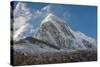 Mt. Pumori behind Kala Patthar, Nepal.-Lee Klopfer-Stretched Canvas