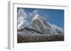 Mt. Pumori behind Kala Patthar, Nepal.-Lee Klopfer-Framed Photographic Print