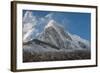 Mt. Pumori behind Kala Patthar, Nepal.-Lee Klopfer-Framed Photographic Print