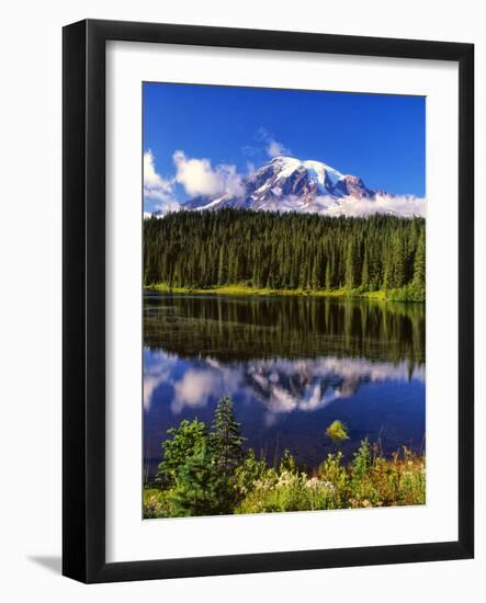 Mt. Rainer II-Ike Leahy-Framed Photographic Print