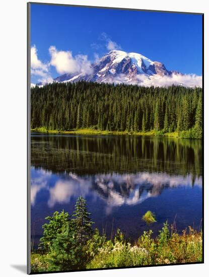 Mt. Rainer II-Ike Leahy-Mounted Photographic Print