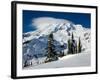 Mt. Rainier after Winter Snowstorm, Mt. Rainier National Park, Washington, USA-Jamie & Judy Wild-Framed Photographic Print